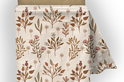 Rustic Blooms Seamless Pattern, a Pattern Graphic by OwlAndFern (Thumbnail 2 of 14)