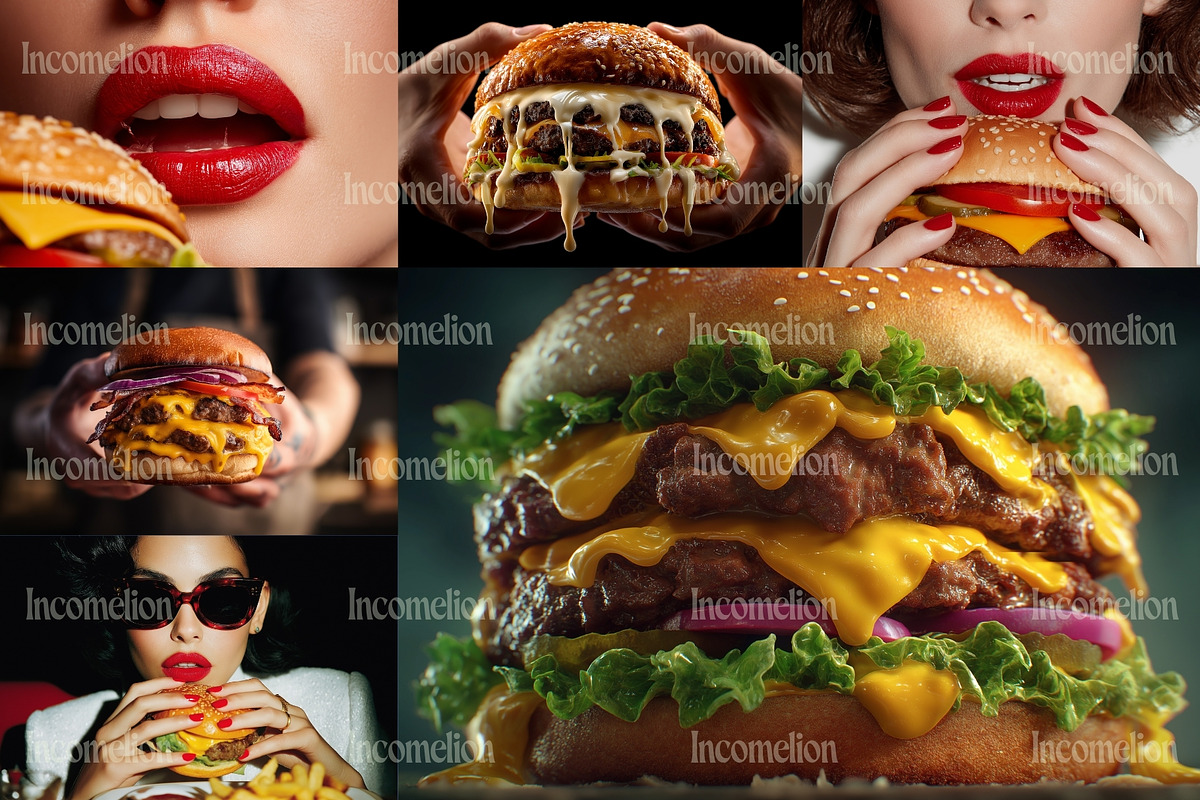 80 Professional Burger Stock Photos, a Food & Drink Photo by Incomelion (Photo 13 of 14)
