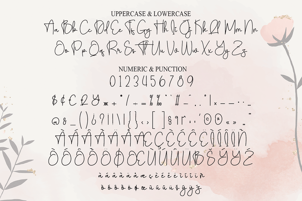 Blushing Saturday | Script Font, a Handwritten Font by Scratchones (Photo 7 of 8)