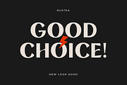 Rustea Display Fonts, a Font by Yukita Creative (Thumbnail 2 of 12)