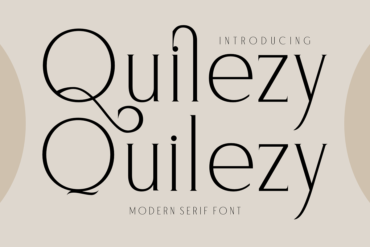 Quilezy Modern Serif Font, a Serif Font by Storytype Studio (Photo 1 of 15)