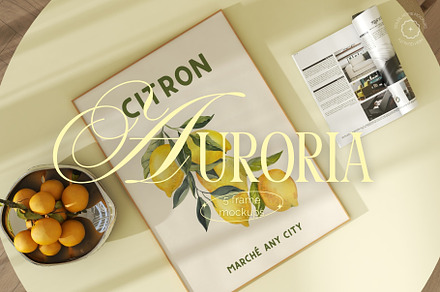 Interior frame mockups - Auroria, a Household Mockup by Soleil Home Mockups