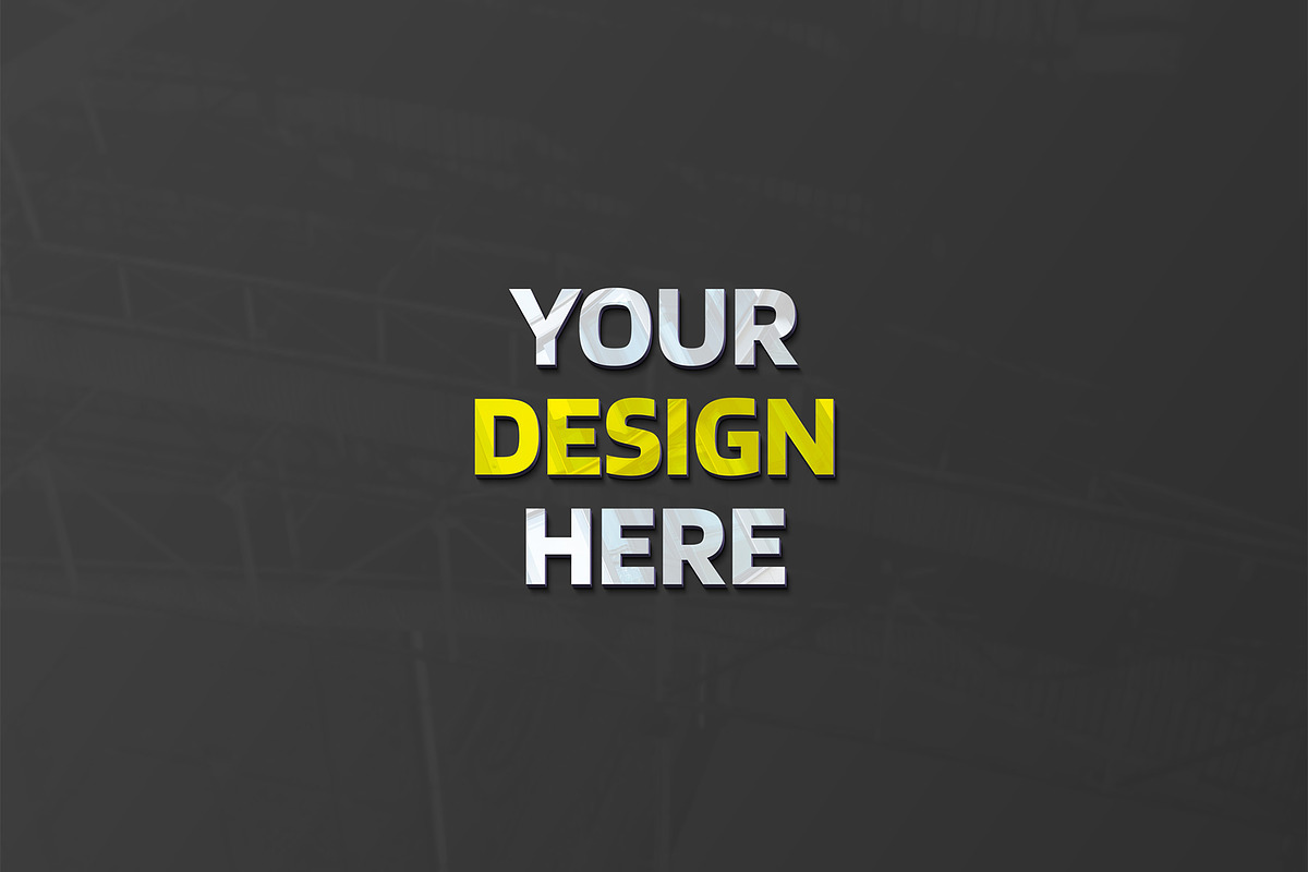 Glossy Logo Mockup, a Product Mockup by graphypix (Photo 3 of 4)