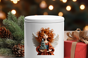 TERRACOTTA ANGELS CLIPART PACK, a Person Illustration by Daring Digies (Thumbnail 7 of 7)