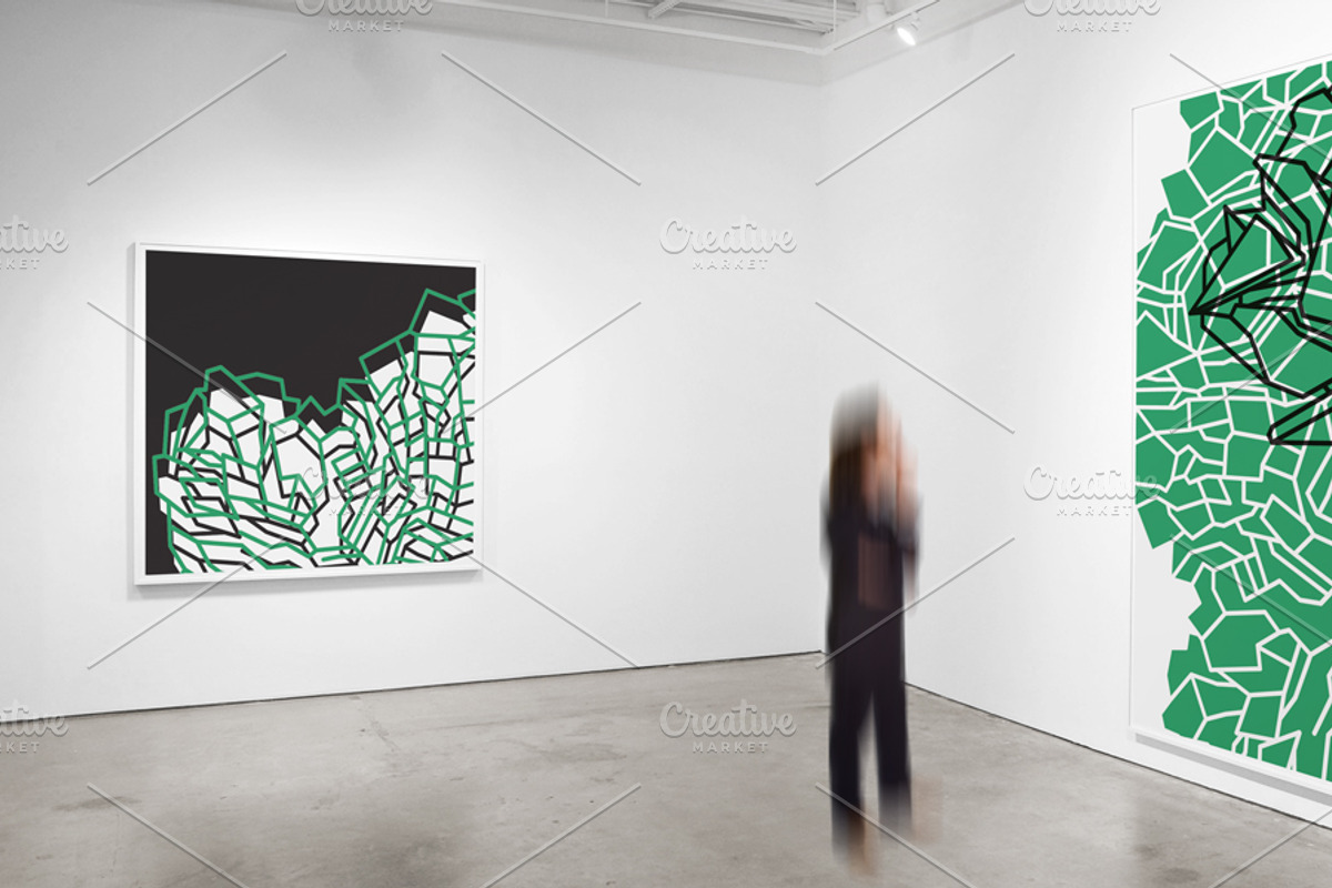 Gallery exhibition mockups, a Print Template by Formelier (Photo 4 of 5)