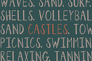 Beaches | A Playful Font, a Sans Serif Font by The Collective Studio (Thumbnail 3 of 11)