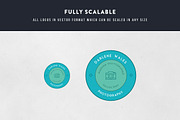 10 Circular Photography Logos/Badges, a Branding & Logo Template by WellMadePixel (Thumbnail 3 of 5)