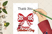 Happy Valentine Coquette Bow PNG, an Illustration by Creative Art (Thumbnail 4 of 6)