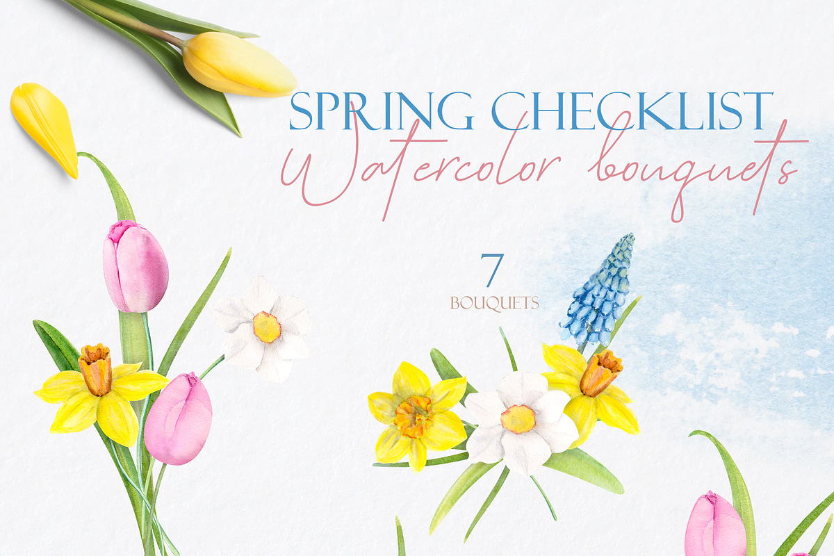 Watercolor Bundle Four Seasons., a Seasonal Illustration by NataliArkushArt (Photo 19 of 65)