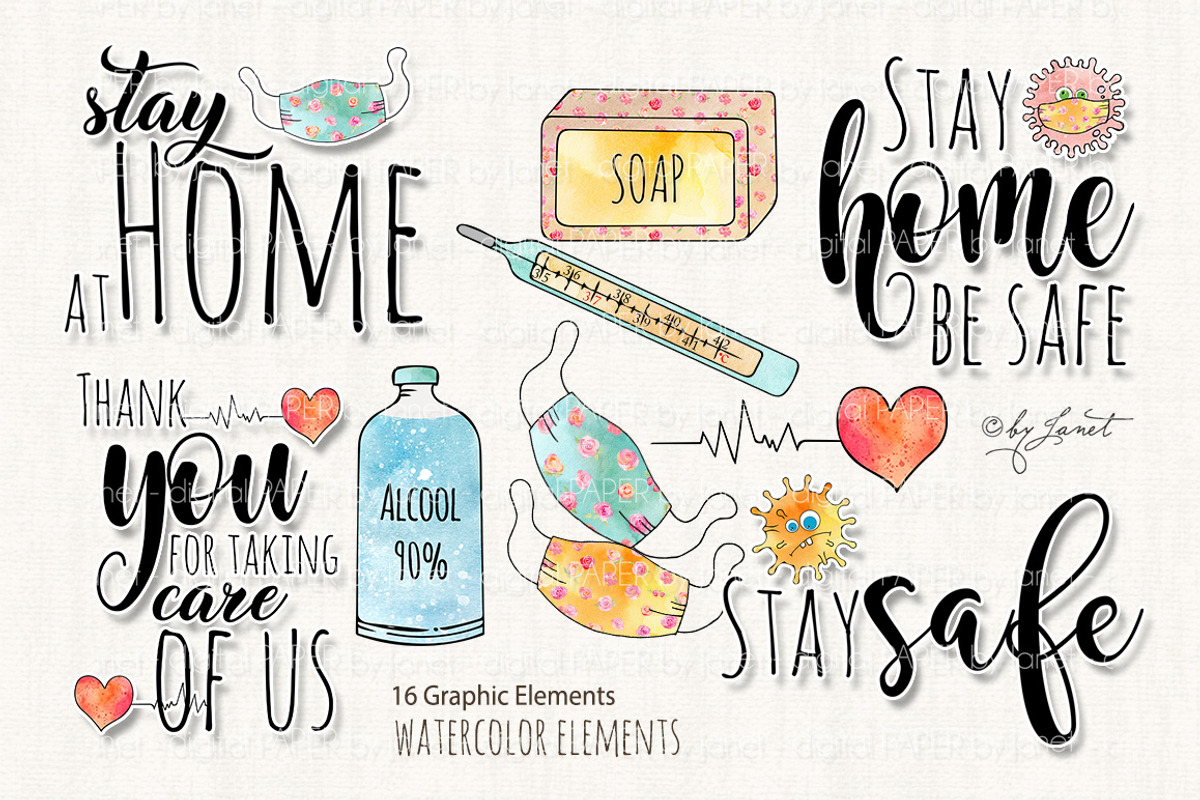Stay at Home - Virus, an Illustration by helloPAPER (Photo 2 of 3)