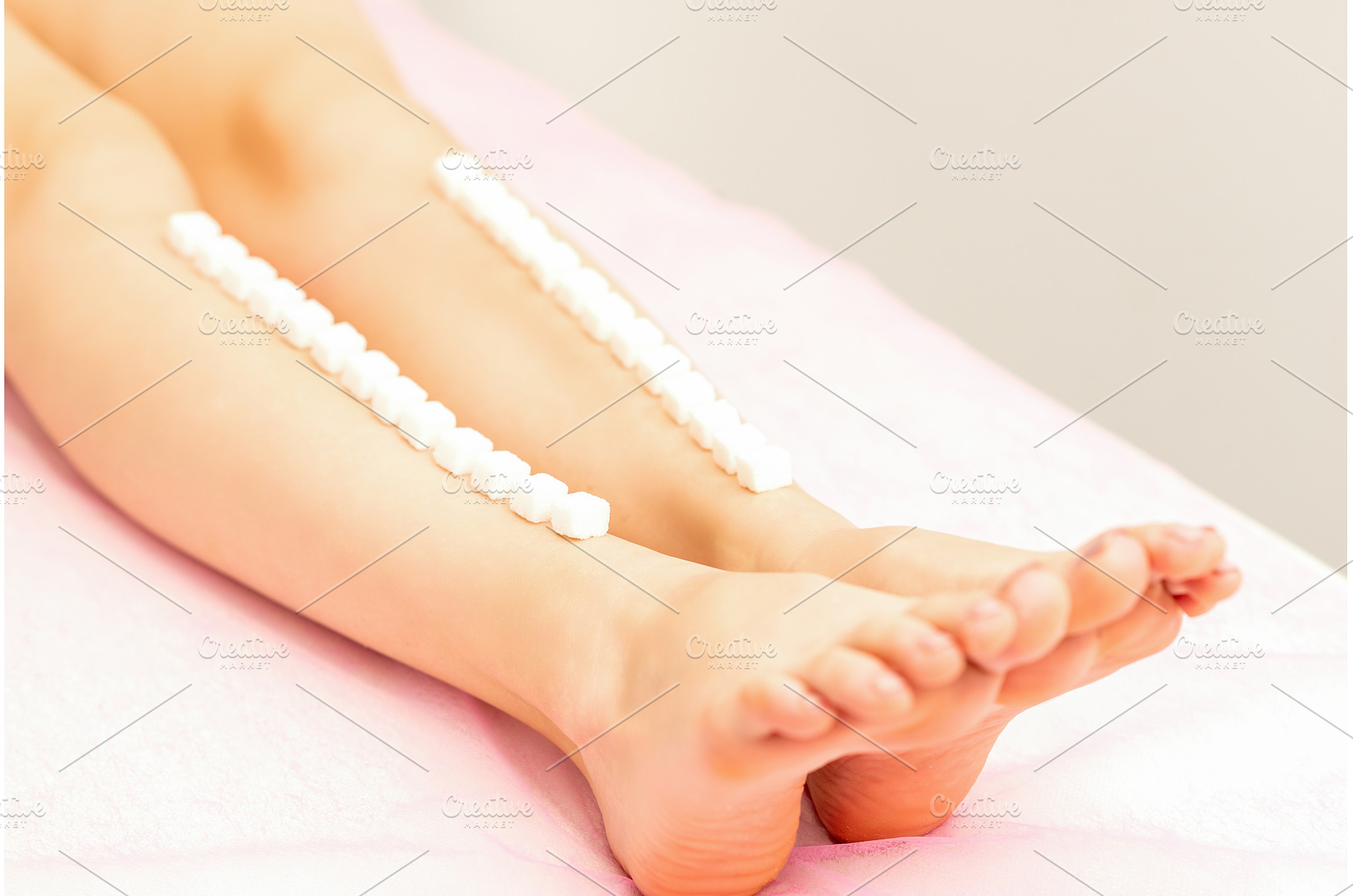 The concept of epilation, waxing, a Person Photo by okskukuruza