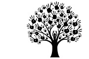 family handprint tree silhouette, an Illustration by Amazin_art (Thumbnail 27 of 29)