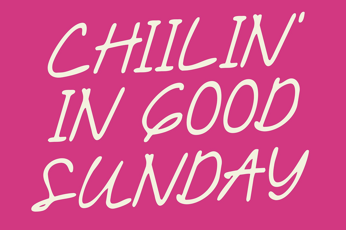 CS Shasta Drawn, a Script Font by Craft Supply Co. (Photo 2 of 8)