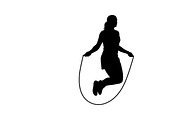 An energetic Jump Rope Silhouette, an Illustration by Amazin_art (Thumbnail 3 of 31)