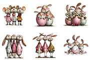 Watercolor Easter Animals Clipart, an Illustration by Sublimation Artist (Thumbnail 5 of 7)