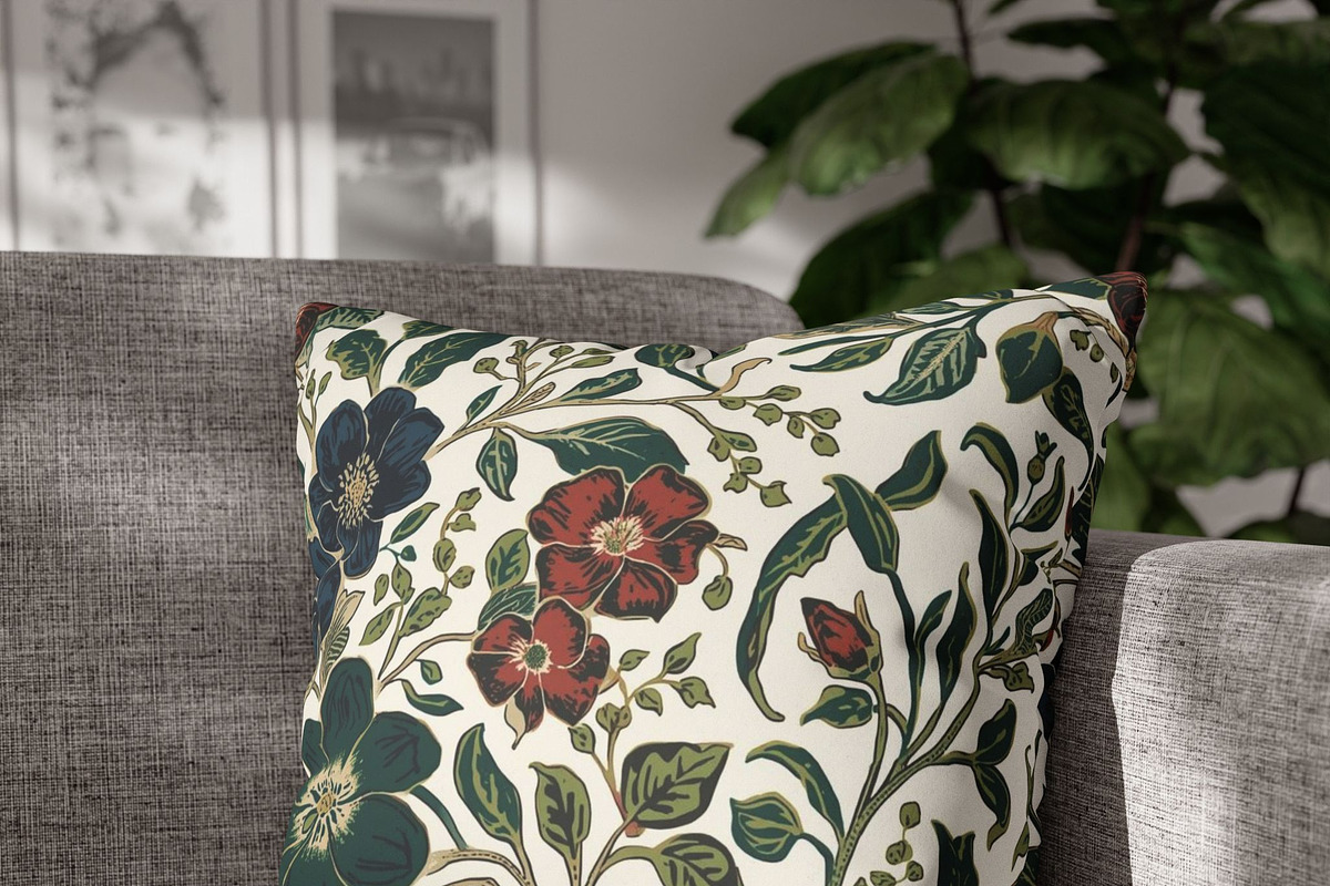 William Morris Floral Pattern, a Pattern Graphic by elfy creative (Photo 3 of 3)