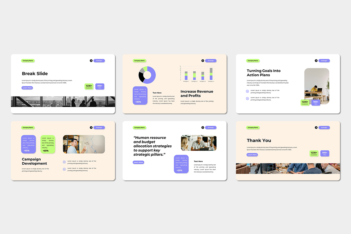 Strategic Marketing - Keynote, a Presentation Template by Iqsiart Studio (Photo 3 of 3)