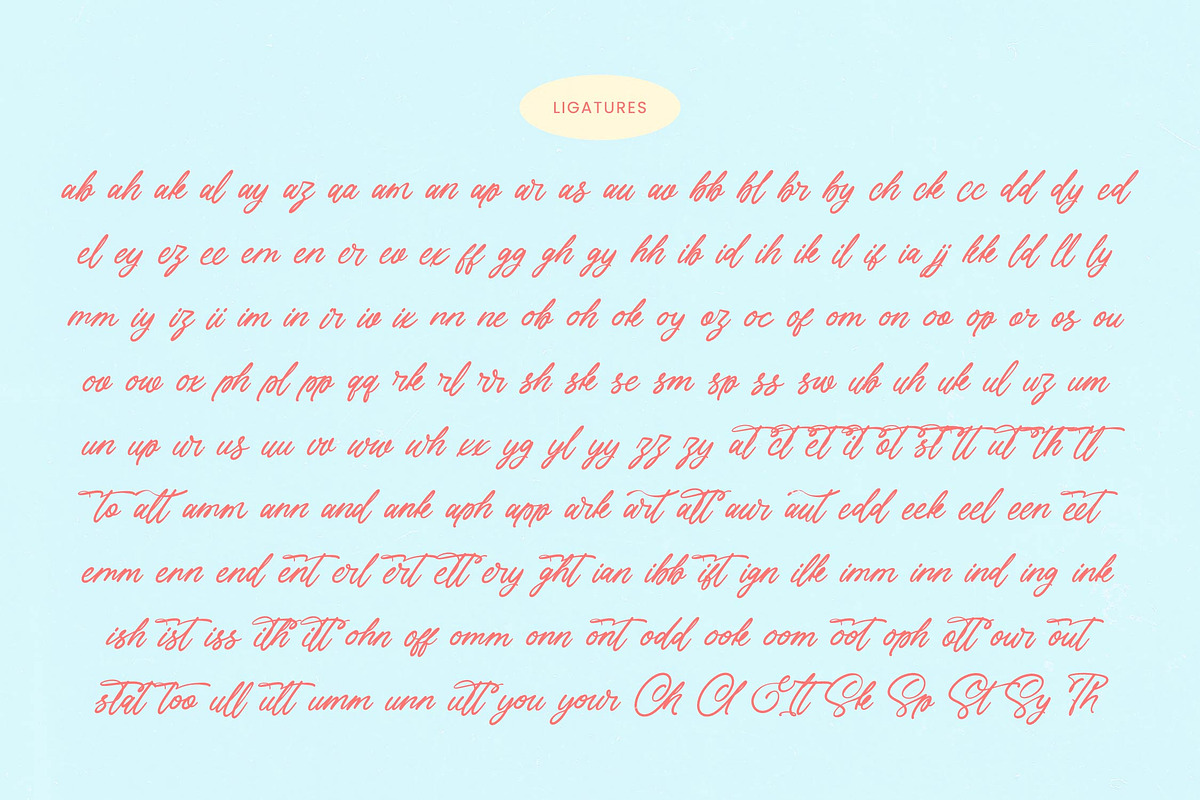 Akmelyn Beridge Bold Calligraphy, a Script Font by Letterena Studios Script (Photo 18 of 20)