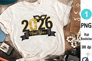 New Year 2026 Design Clipart, an Illustration by Creative Art (Thumbnail 3 of 5)