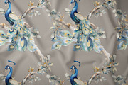 Watercolor vintage birds peacock, an Animal Illustration by MariGraphic boutique (Thumbnail 7 of 8)