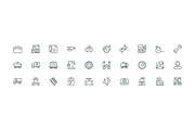 160 Industrial Line Icons, an Outline Icon by Vectors Market (Thumbnail 3 of 3)