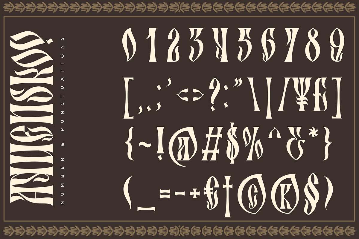 Aquenskov for Streetwear & Apparel, a Blackletter Font by ilhamtaro (Photo 8 of 10)