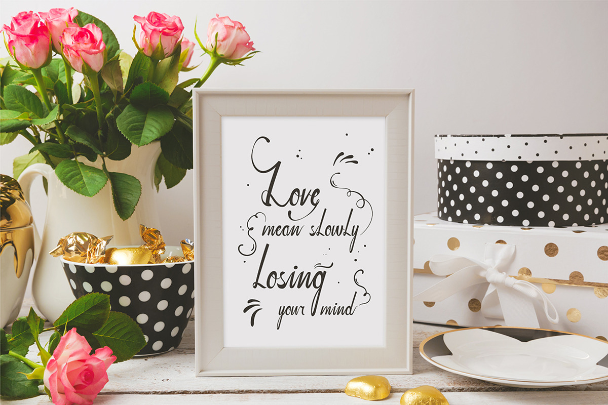 Peonyrose, a Script Font by Esui Studio (Photo 4 of 4)