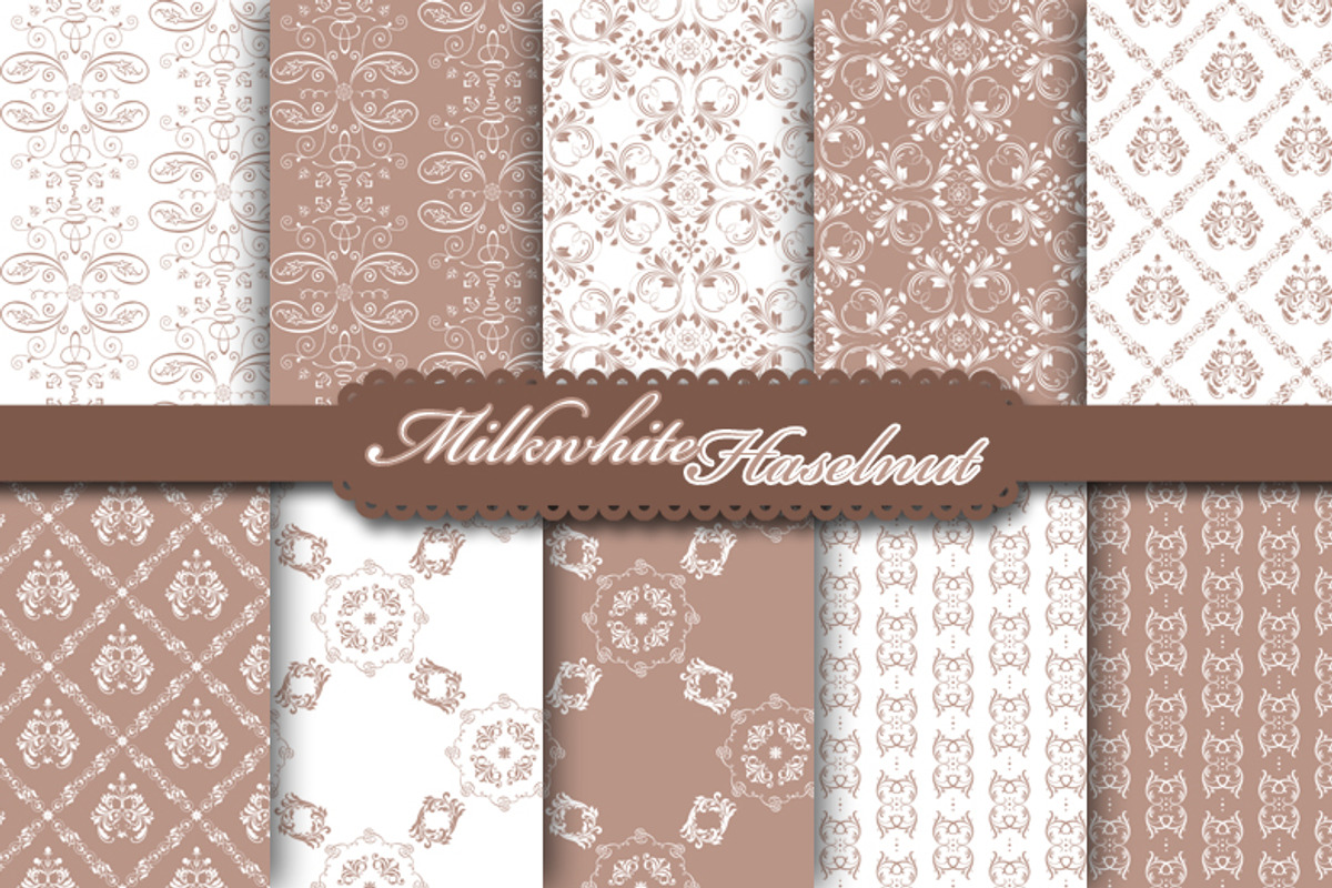 Elegant Damask Digital Paper