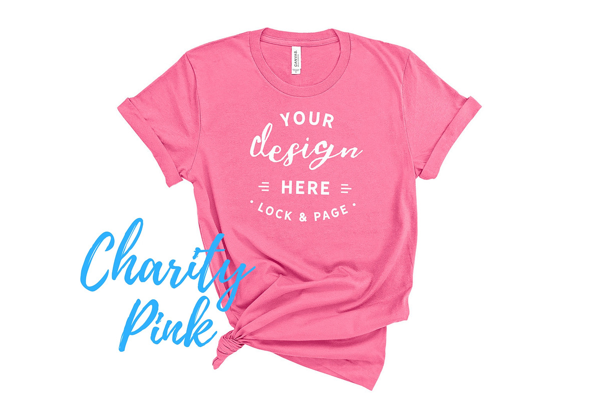 Bella Canvas TShirt Mockups On White, a Shirt Mockup by lock and page (Photo 71 of 92)