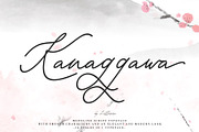 Kanaggawa, a Script Font by Letterara (Thumbnail 1 of 7)