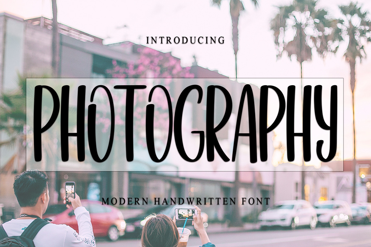 Photography, a Sans Serif Font by InermediaSTUDIO (Photo 1 of 5)
