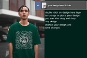 front oversize t-shirt mockup PSD, a Shirt Mockup by NH graphic (Thumbnail 2 of 5)