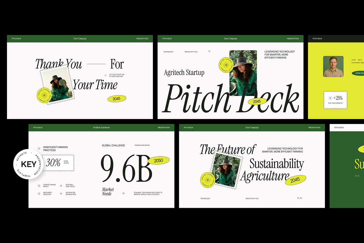 Agriculture Pitch Deck Keynote preview 4