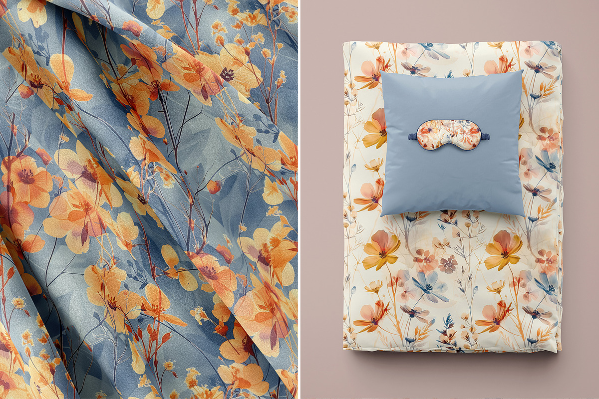 Wildflower Meadow Floral Patterns, a Pattern Graphic by Ninterints (Photo 8 of 19)