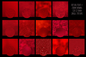 Red Foil And Glitter Backgrounds