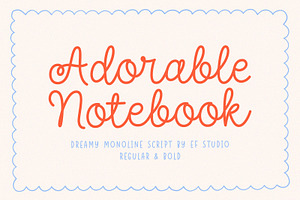 Adorable Notebook Script