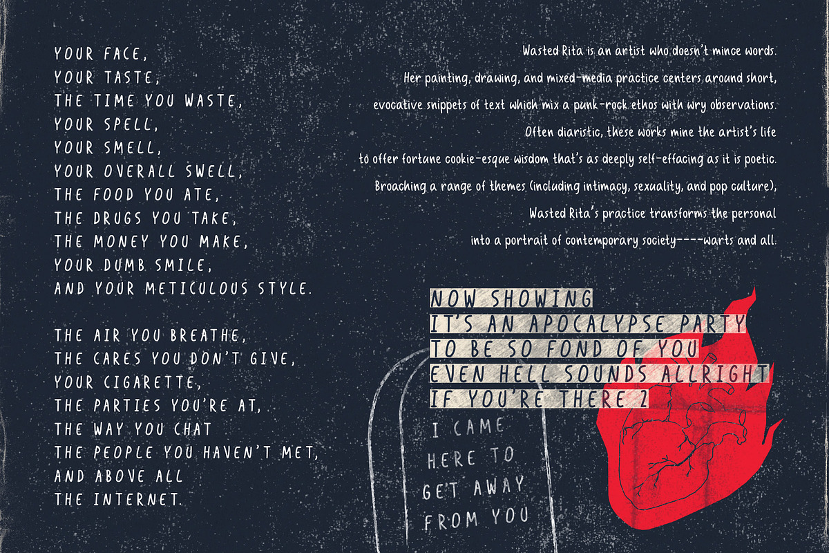 Your Deep Rest - Handwritten Font preview 2