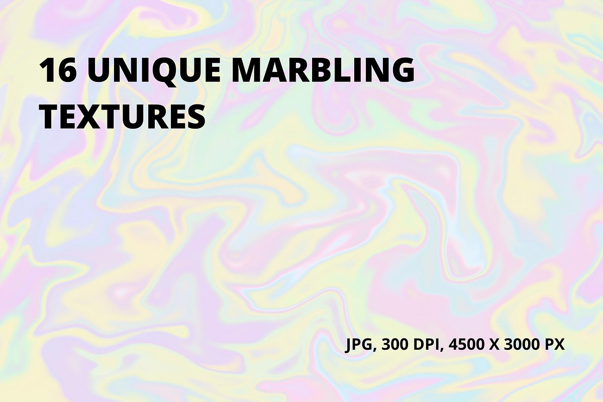 Holographic Marbling Backgrounds, a Texture Graphic by Kat Anti (Photo 2 of 8)
