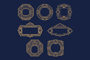 Art Deco 15 Emblems, a Decorative Illustration by Stanislav Kharchevskyi (Thumbnail 3 of 3)