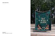 80x60 Jacquard Woven Blanket Mockup, a Merchandise Mockup by creatsy5 (Thumbnail 4 of 12)