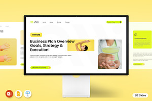 Business Strategy Template, a Presentation Template by evgenystudio