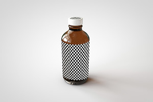 Cosmetics Medical Bottle Mock-Up