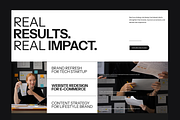 Figma Portfolio Landing Page, a Landing Page Template by Musara (Thumbnail 3 of 6)