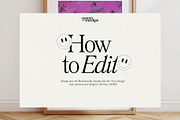 Leaning Frame Mockup | Poster Mockup, a Household Mockup by momomockps (Thumbnail 7 of 8)