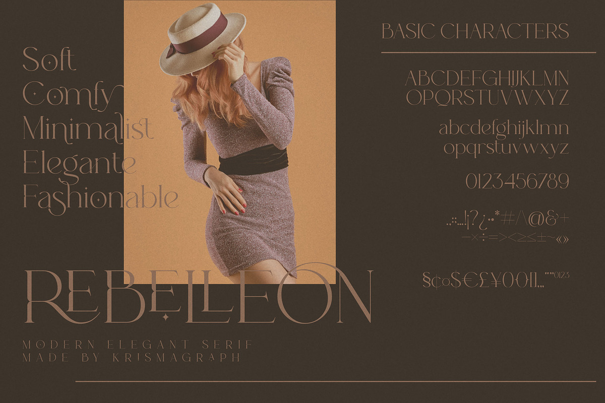 Rebelleon | Modern Elegant Serif, a Serif Font by Krismagraph (Photo 6 of 12)
