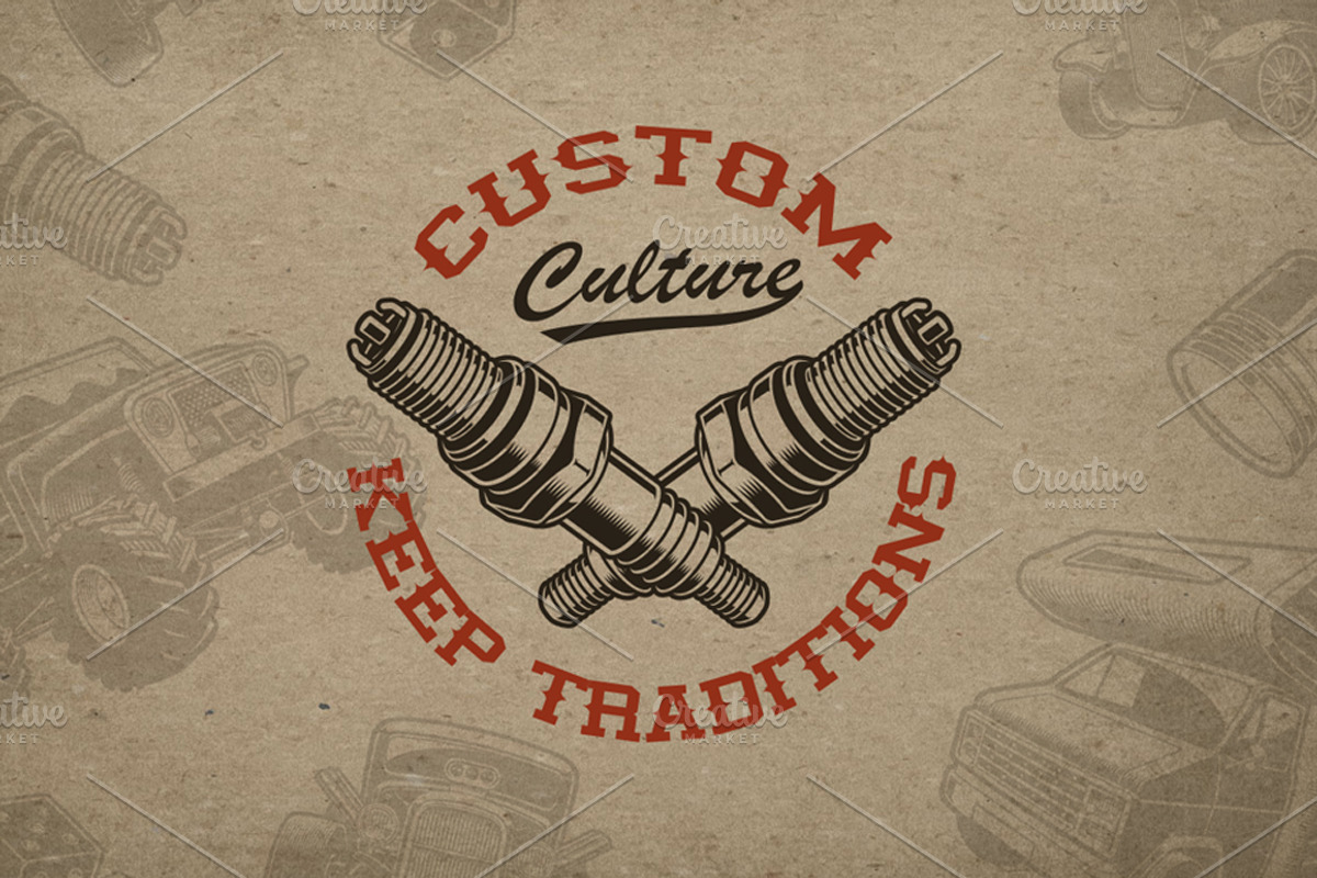 Hot Rod Vector Illustrations Bundle, an Illustration by Natali_ (Photo 3 of 7)