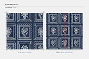 Seamless Blue Porcelain Pattern, a Pattern Graphic by Talip Memis (Thumbnail 2 of 12)