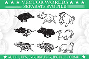 The Boar Symbol SVG, The Boar SVG, an Object Graphic by VectorWorlds (Thumbnail 2 of 3)