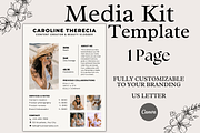1 Page Elegant Rate Card Media Kit, a Social Media Template by Daily Creative (Thumbnail 1 of 4)