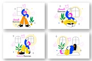 10 Somatic Exercises Illustration, a Person Illustration by denayunebgt (Thumbnail 3 of 4)